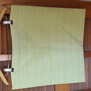 Lime green designer pillow cover. 20" square